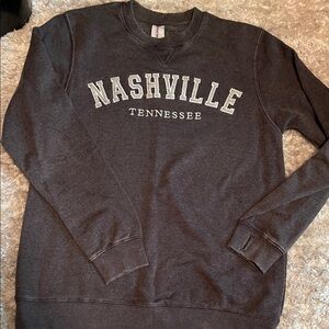 Charcoal Nashville Tennessee Crewneck Sweatshirt